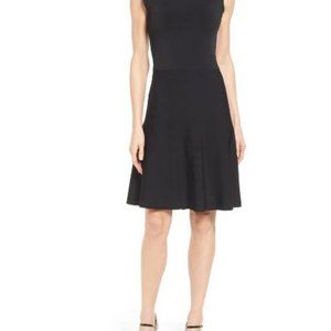 Halogen Mock Neck A-Line Dress -NWOT- SZ SM
